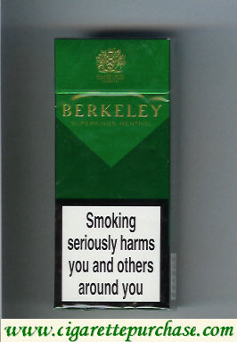 Berkeley Menthol cigarettes green England